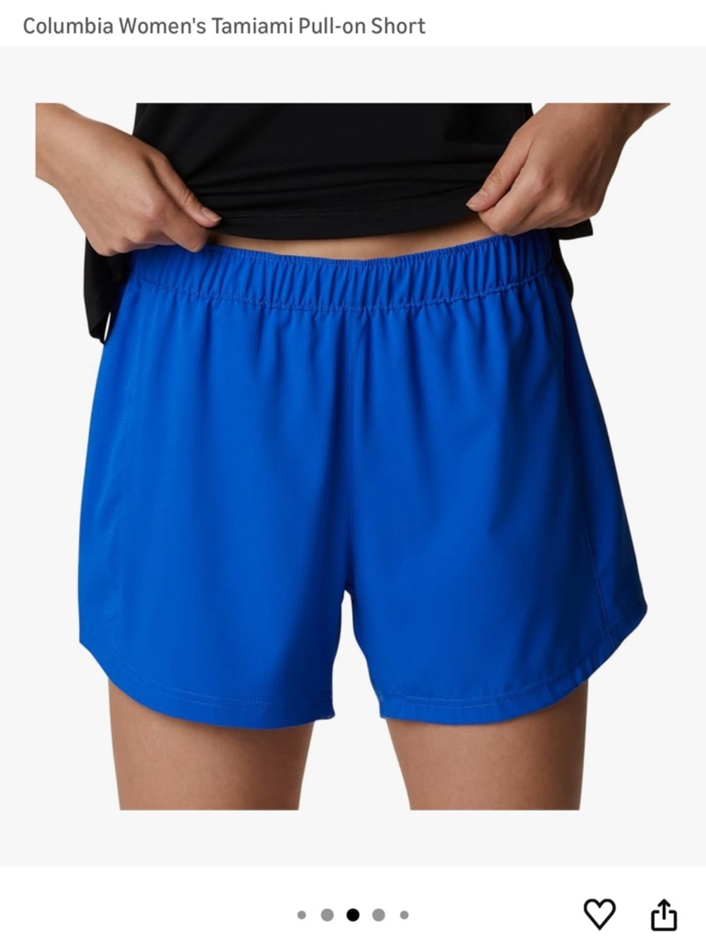 Columbia Women's Tamiami Pull-0n Short - Royal Blue